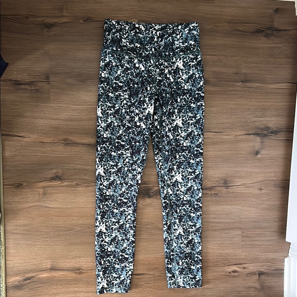 Chic Speckled Pattern Leggings